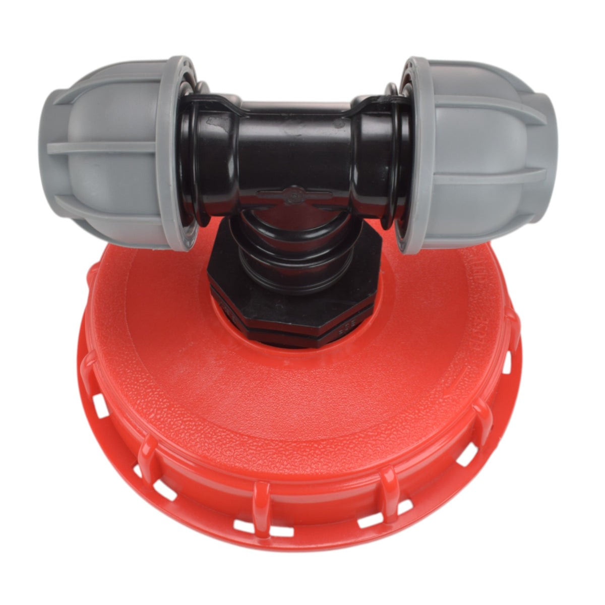 IBC 6-inch Cap Kit with 20mm MDPE Tee