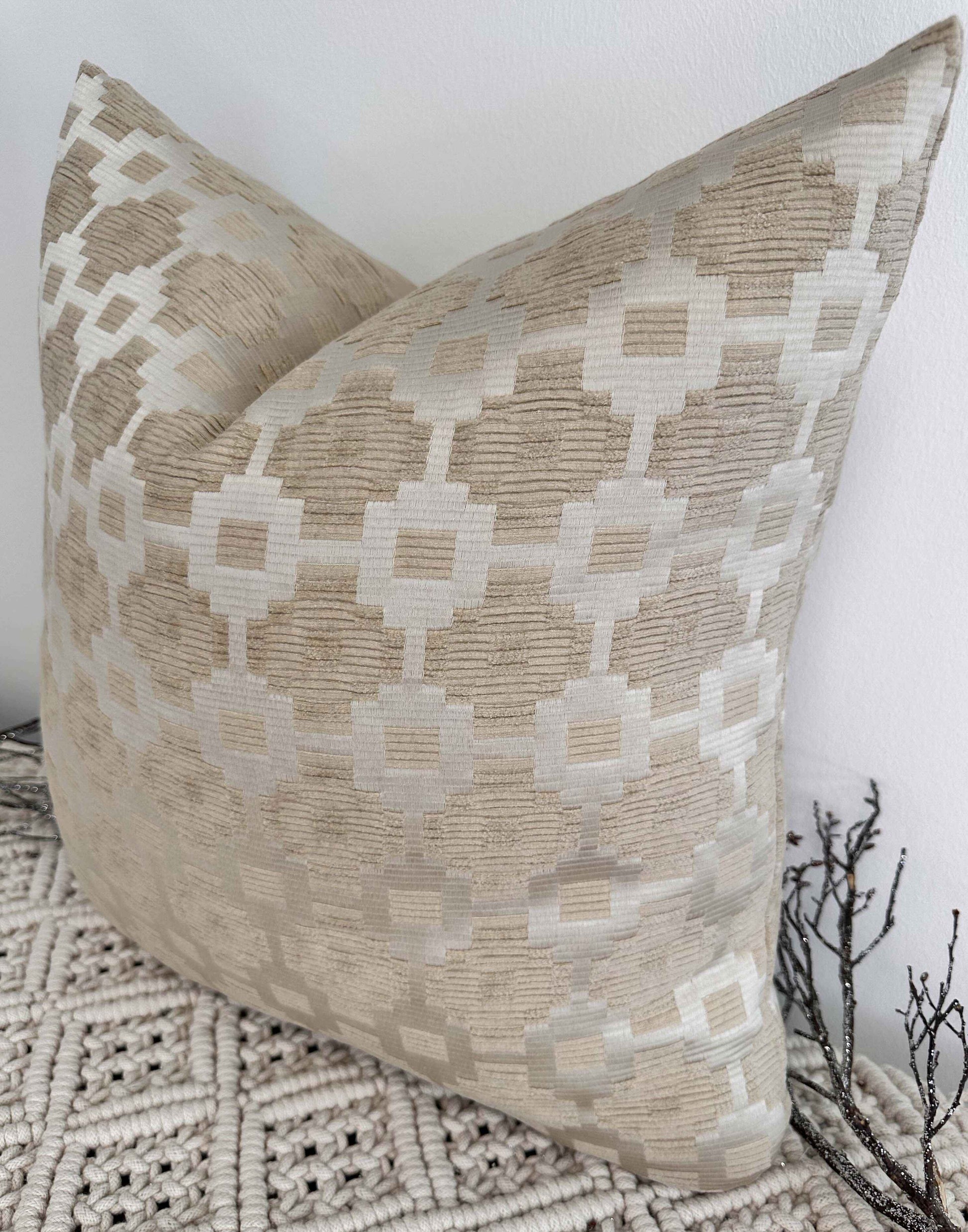 The Couture Cushion - The Beige Attico Style No. 177