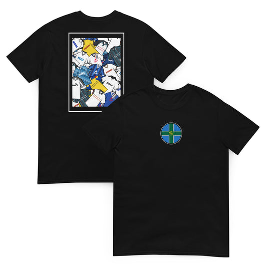 Derbyshire Flag & Derby Retro Shirts Unisex T-Shirt