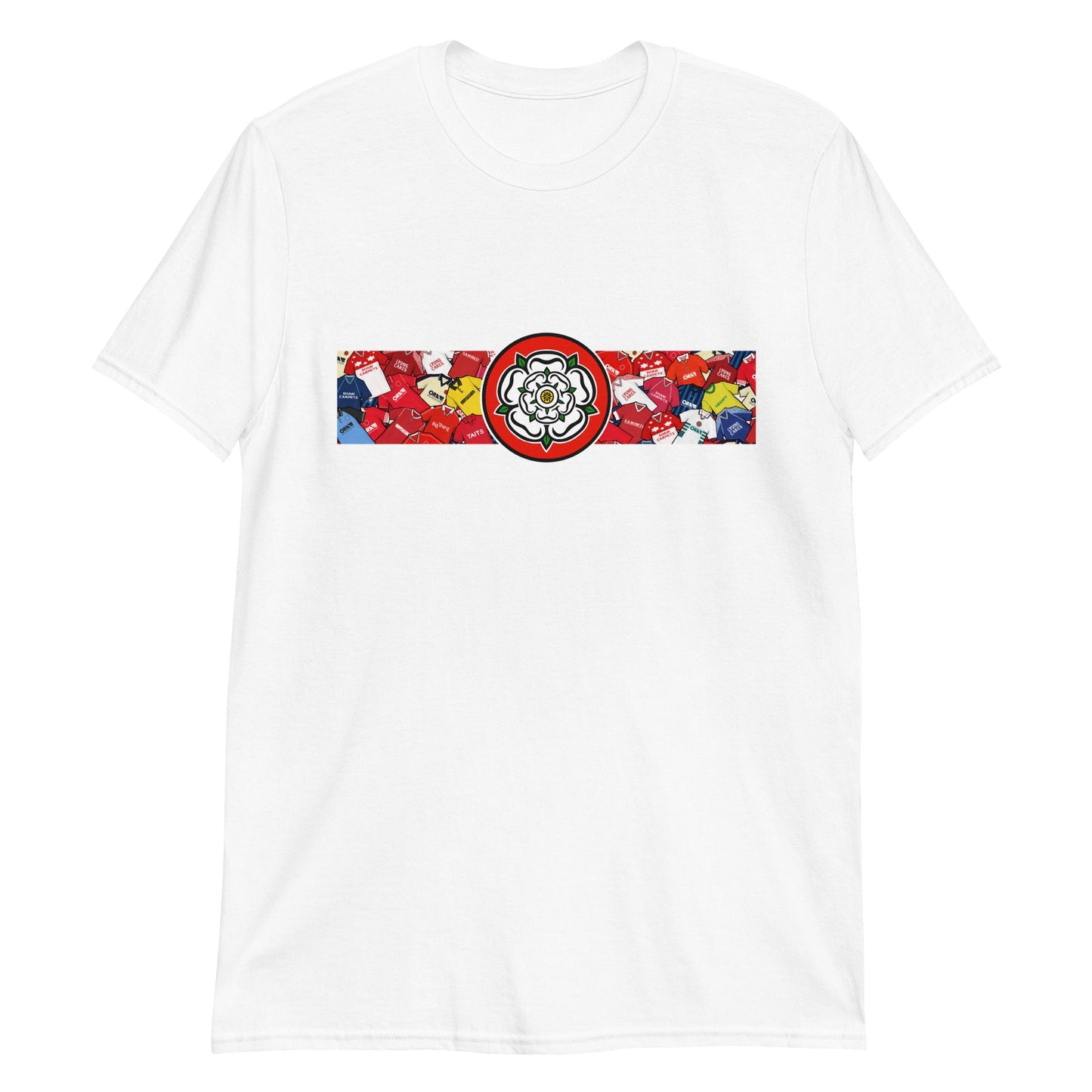 Barnsley Yorkshire Rose Retro Football Unisex T-Shirt