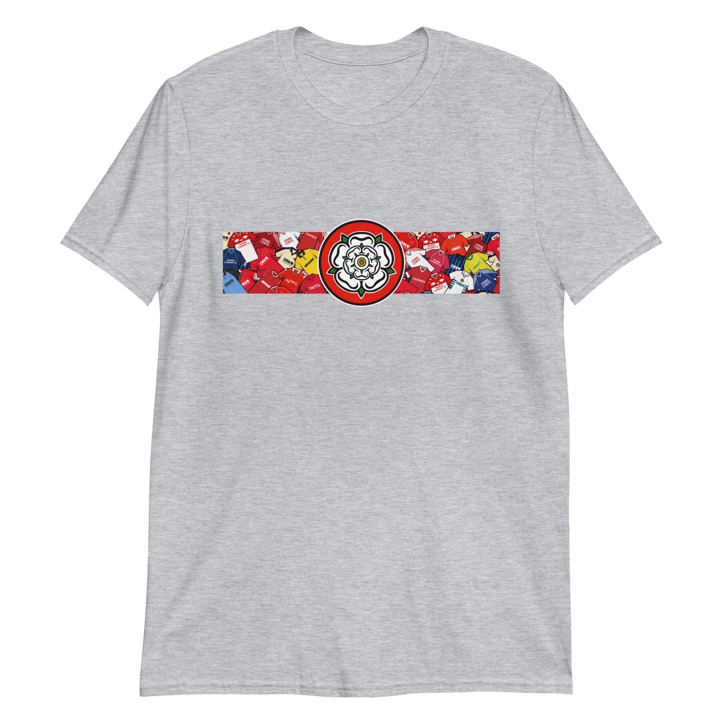 Barnsley Yorkshire Rose Retro Football Unisex T-Shirt