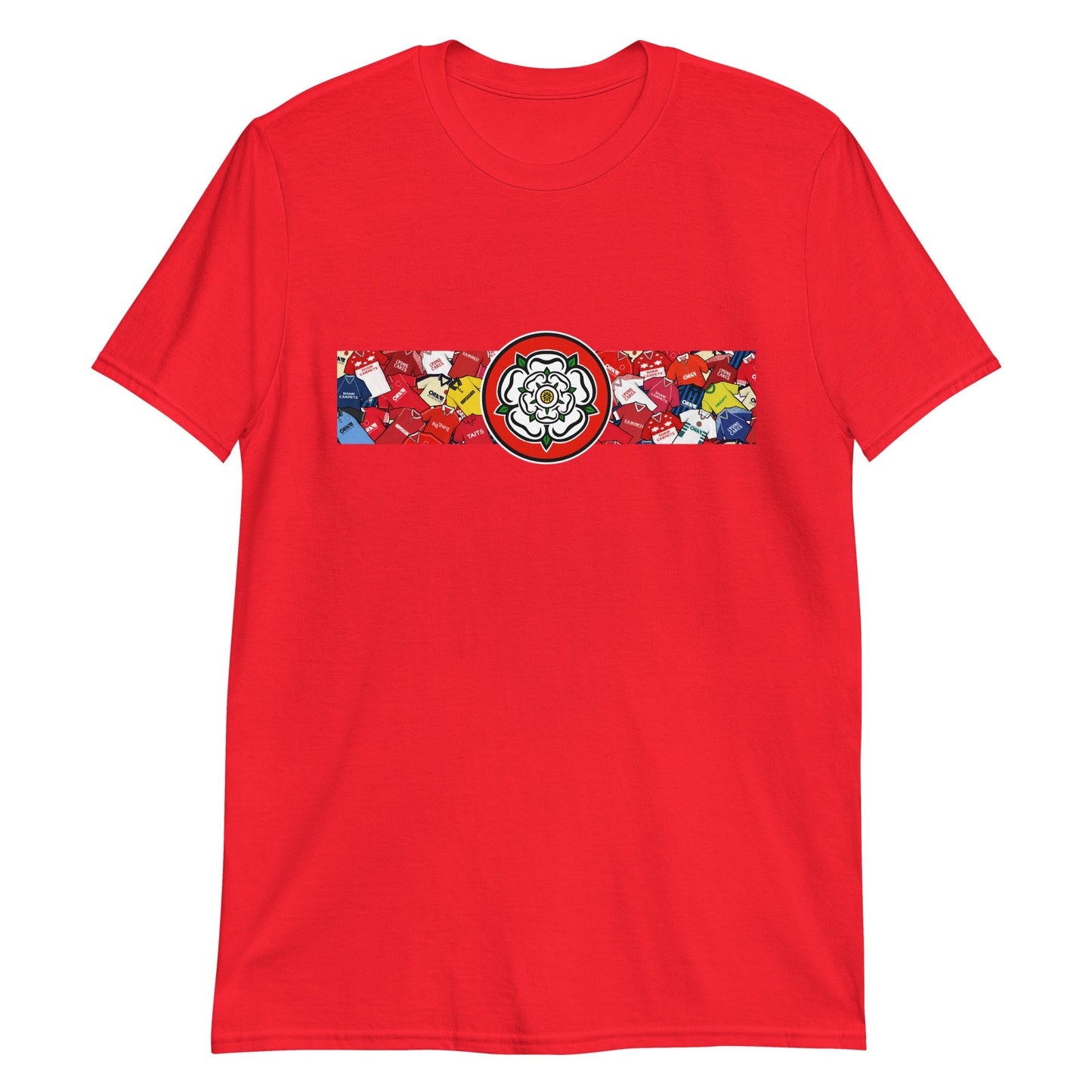 Barnsley Yorkshire Rose Retro Football Unisex T-Shirt