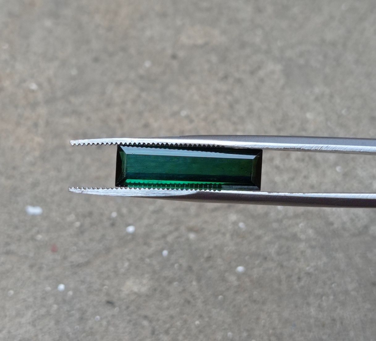 4.7ct Natural Dark Green Tourmaline Gemstone - October Birthstone