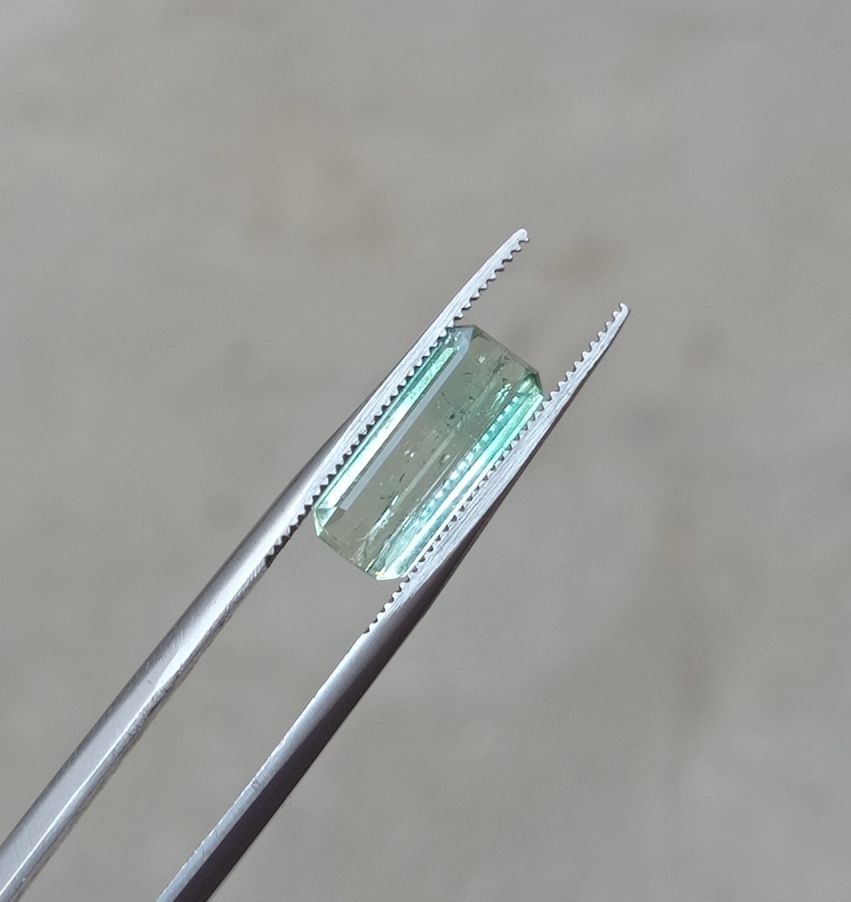 2.7ct Natural Bi-Color Tourmaline Gemstone - October Birthstone - 13x6x4mm