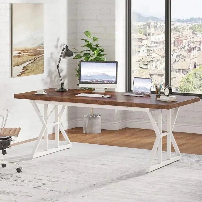 160cm Executive Office Desk - Minimalist Laptop Study & Writing Table
