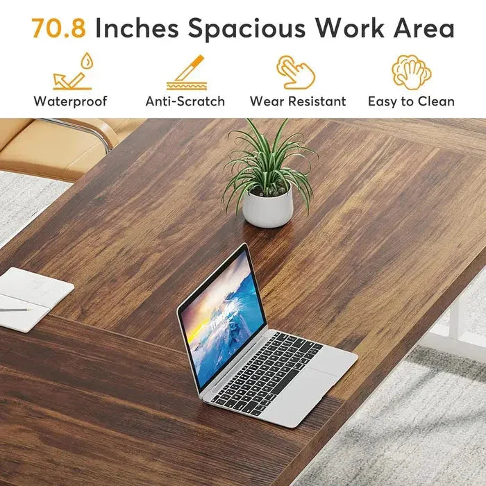 160cm Executive Office Desk - Minimalist Laptop Study & Writing Table