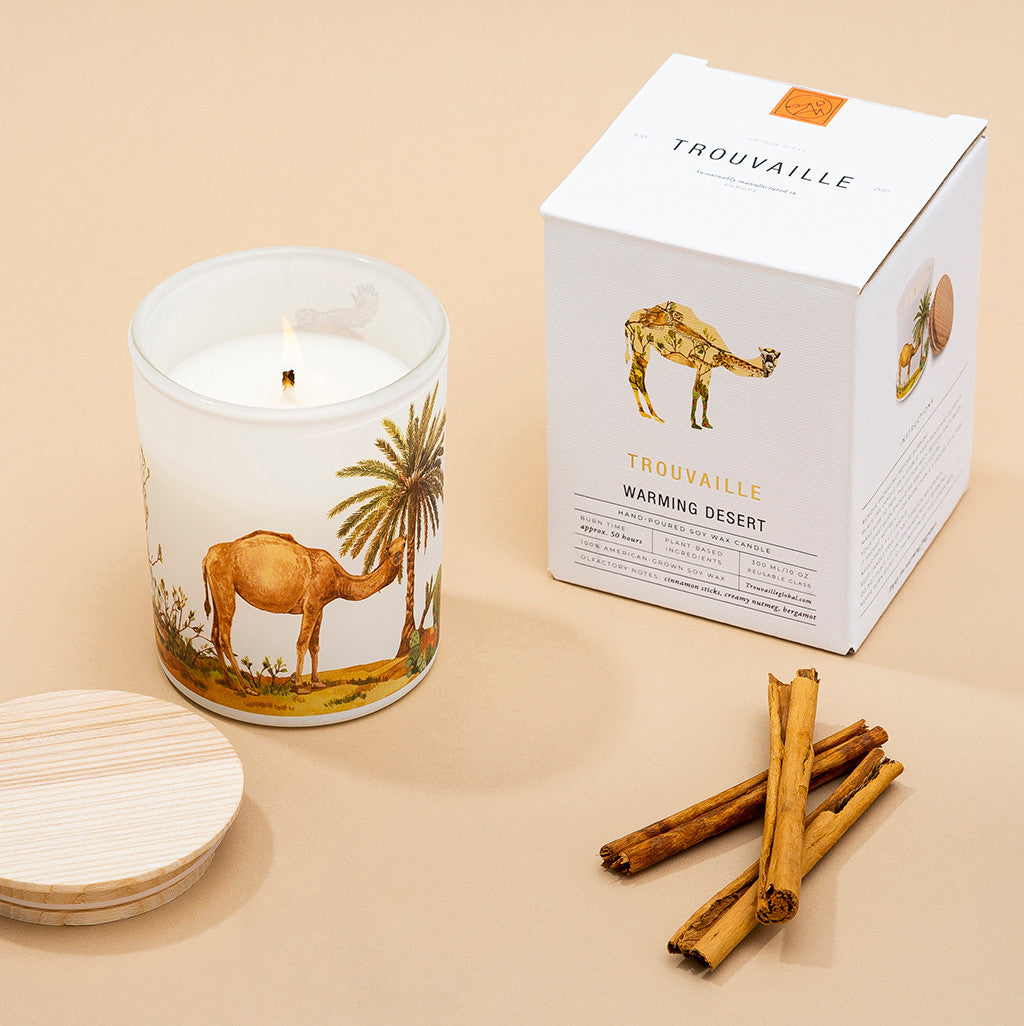 Vegan Scented Candle: Warming Desert