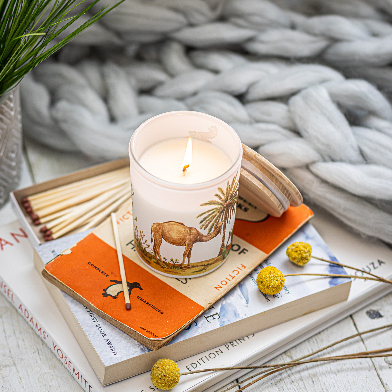 Vegan Scented Candle: Warming Desert