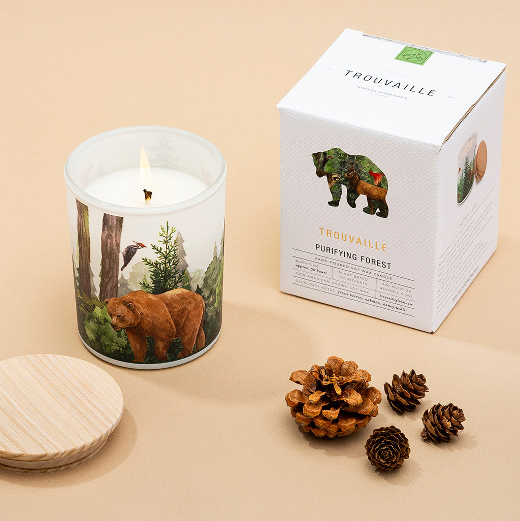 Vegan Scented Candle: Purifying Forest