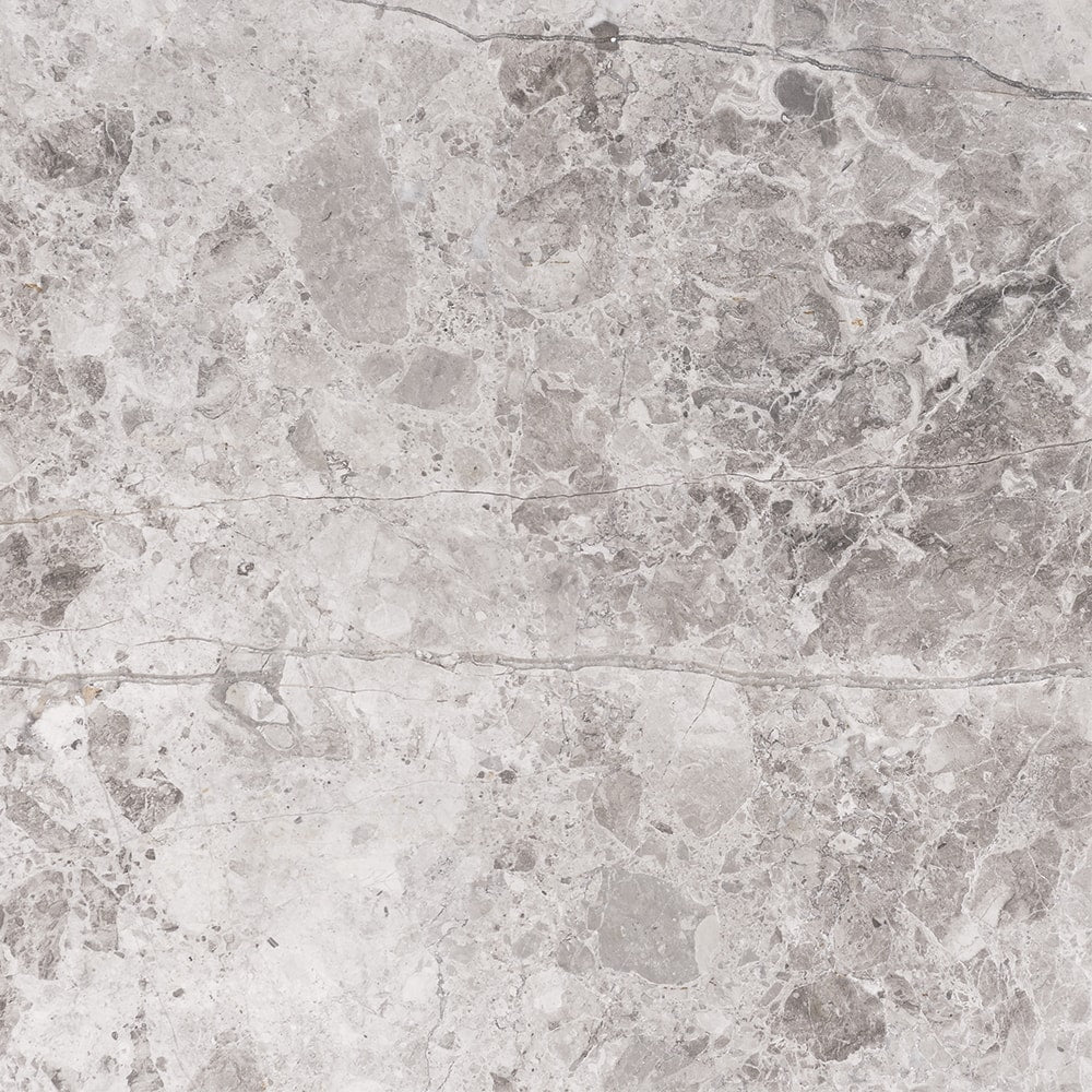 Tundra Gray Polished Marble Tile 600x600x20mm