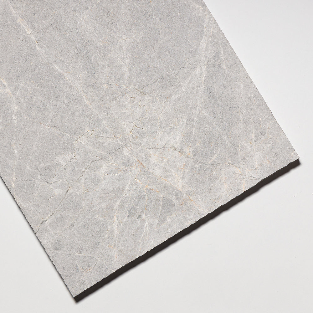 Tundra Gray Tumbled Marble Floor Wall Tile – 406 × 610 × 12 mm