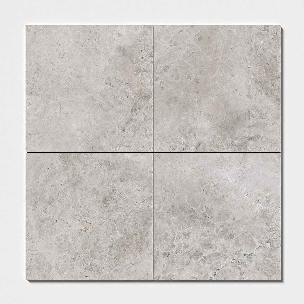 Tundra Gray  Honed Marble Tiles 457x457x12mm