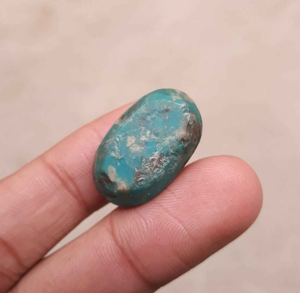 29ct Natural Turquoise - Matrix Turquoise - 29ct-25x15mm
