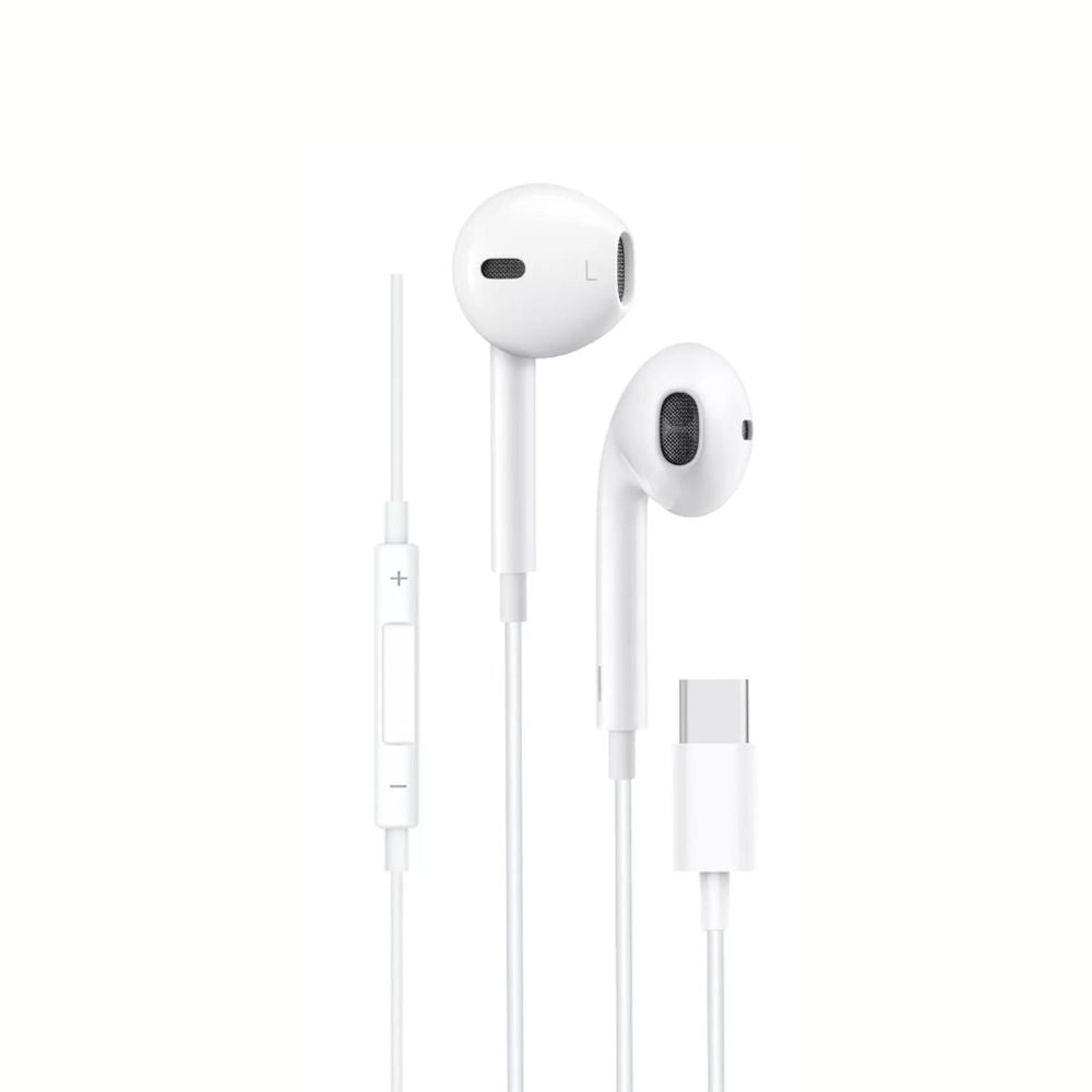 Type C Wired Earphone (VD-EAR001) White