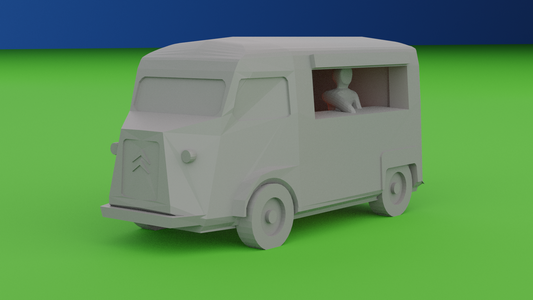 6mm (1:285) Type H Food Van