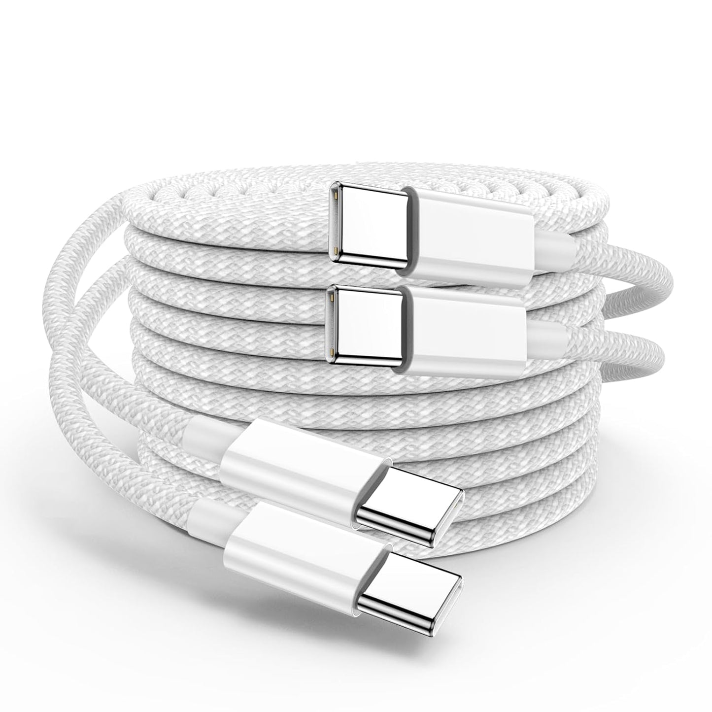 USB Type C to C Braided Data Charging Cable 1M 30W (AAA) for iPhone, Samsung, Macbooks