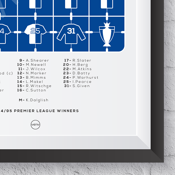 Blackburn 'Uncle Jack's Rovers' 1994/1995 Print