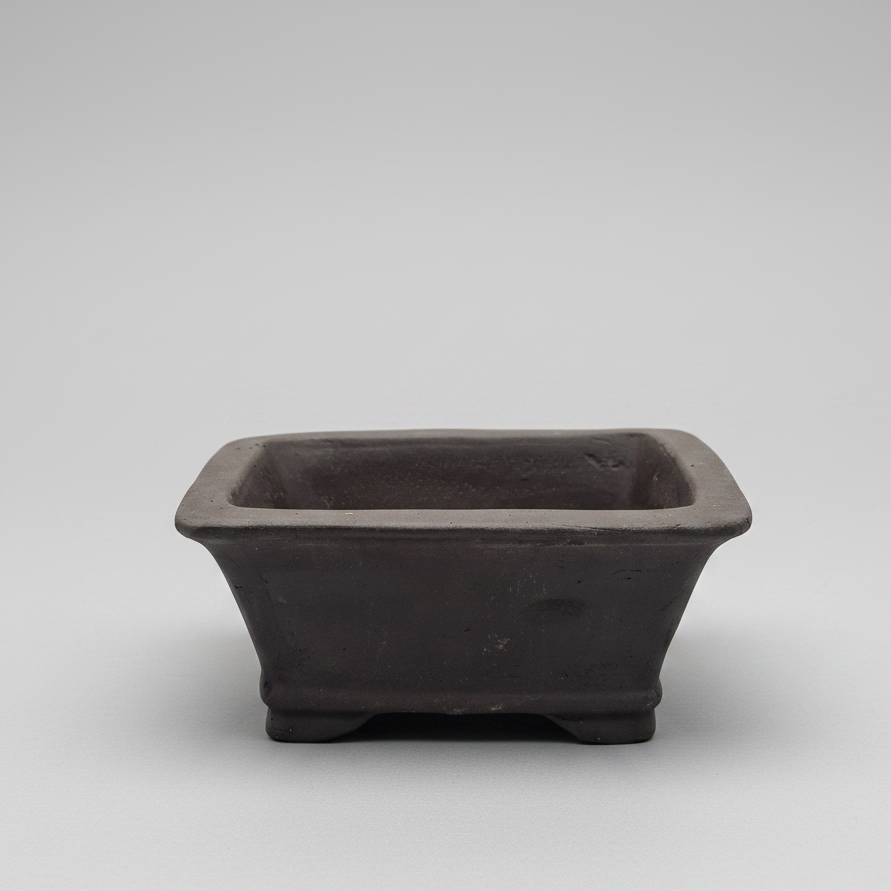 Unglazed Bonsai Pot | Rectangle | 16cm x 12cm x 5cm