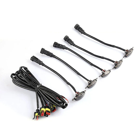 Universal LED Car Lights Front LED Grille Lights With Harness Eagle Eye Lamp