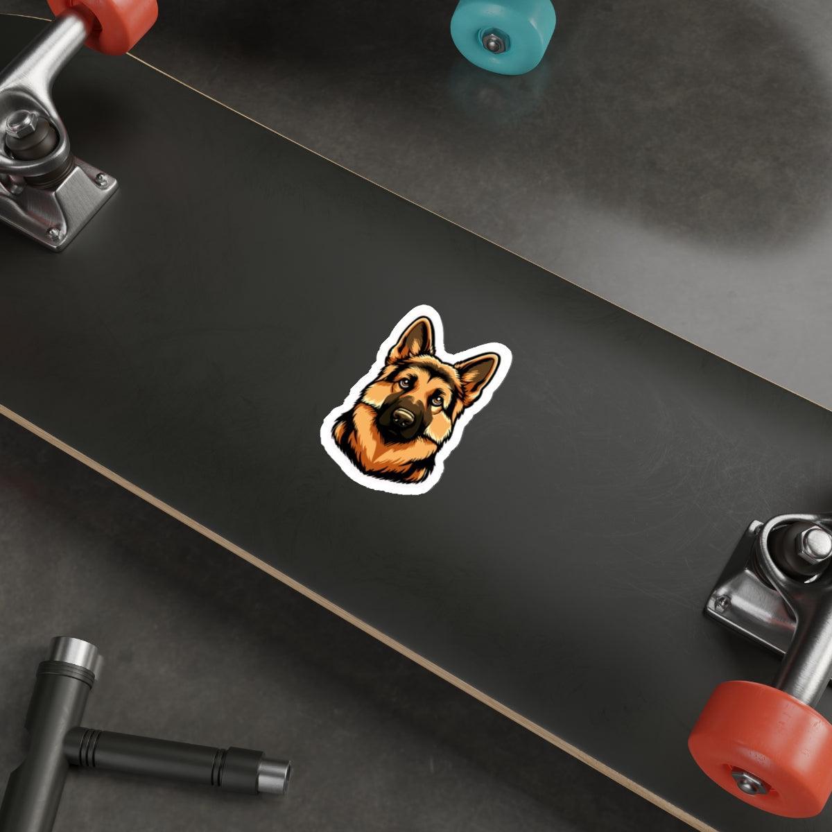 Cartoon German Shepherd Sticker