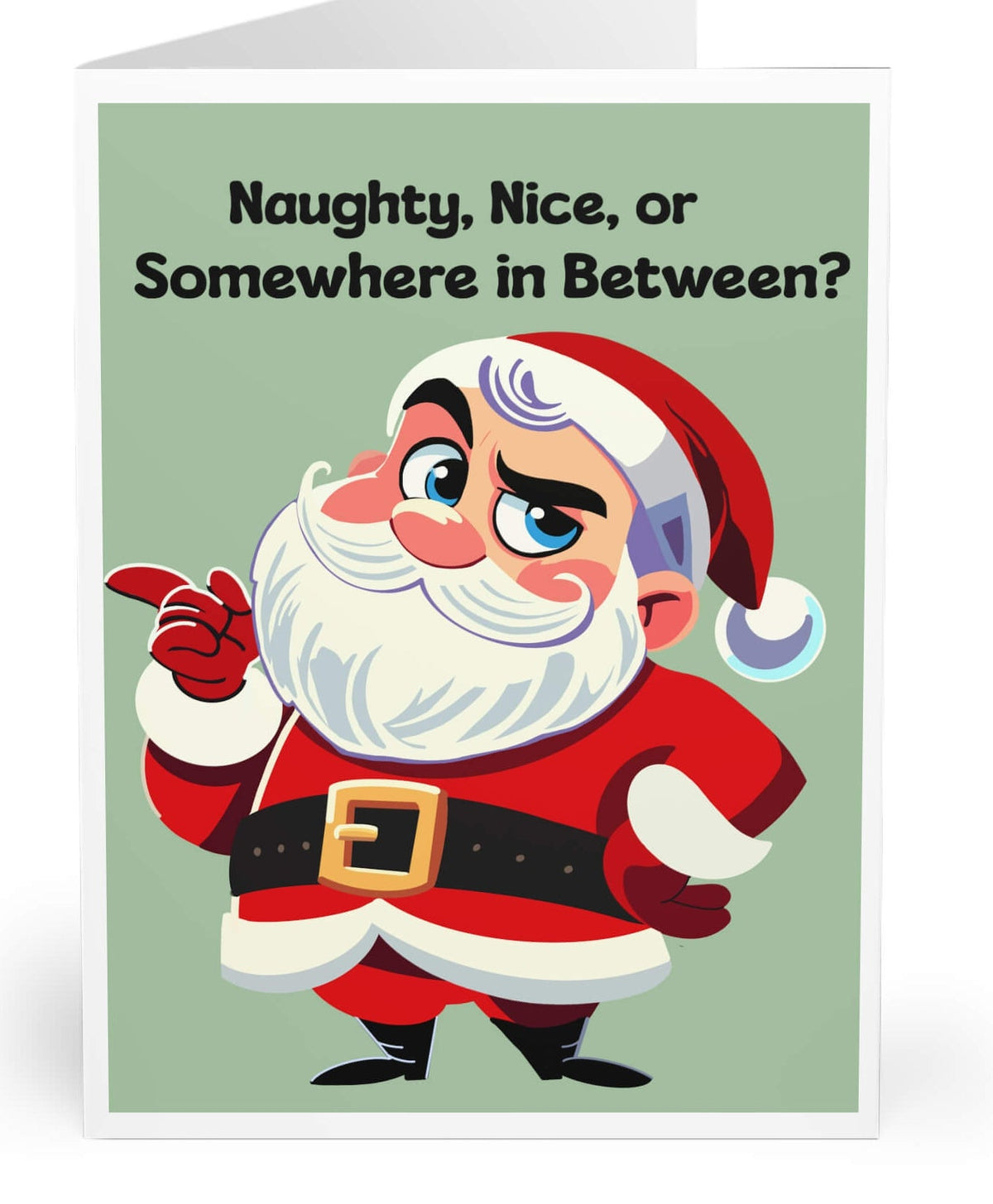 Naughty, Nice, or In Between? Card