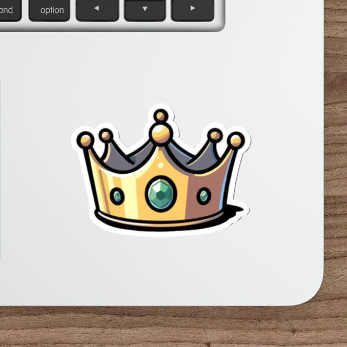Cartoon Crown Sticker