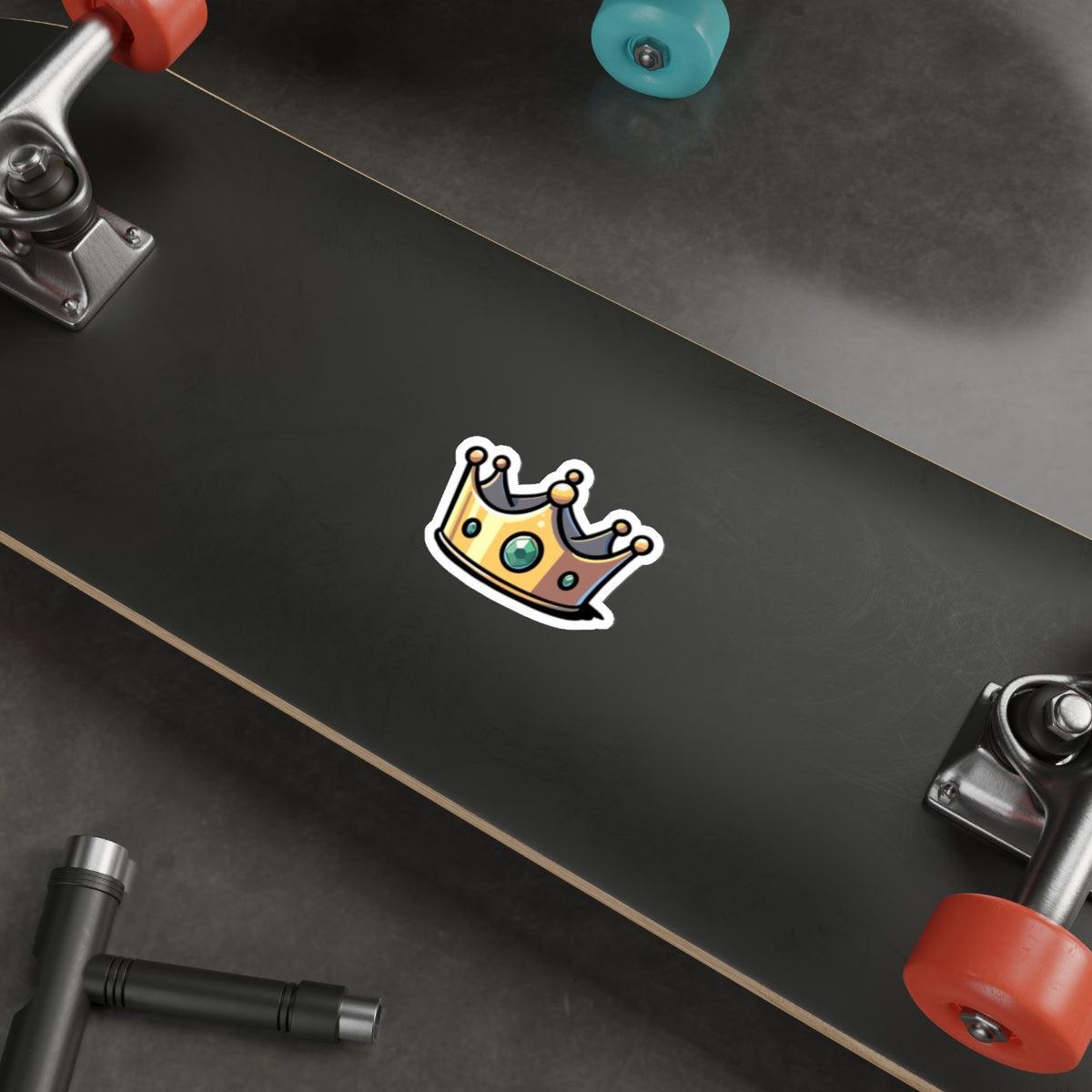 Cartoon Crown Sticker