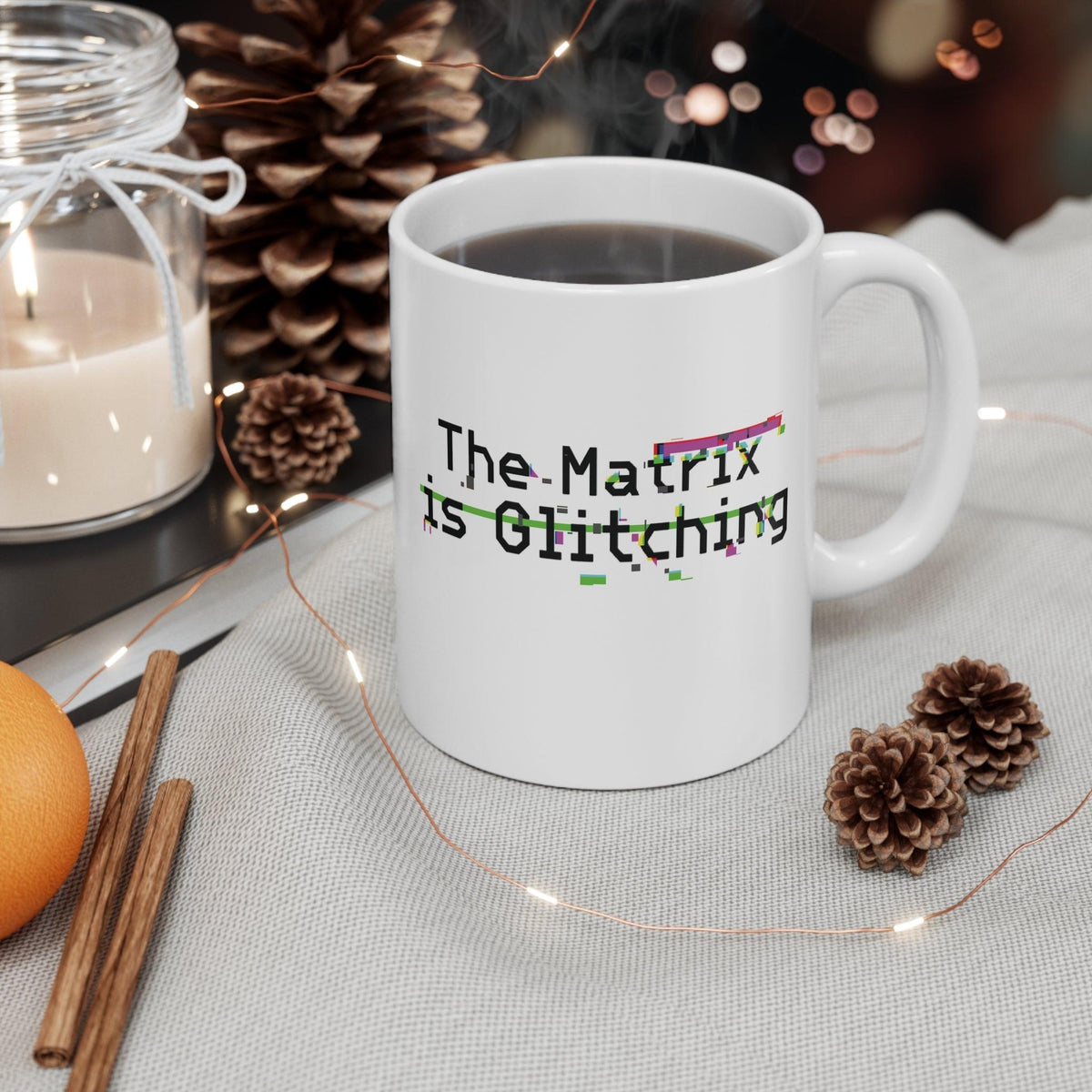 The Matrix Is Glitching Mug