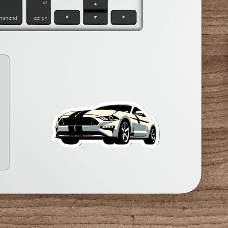 Minimalist Muscle Car Sticker