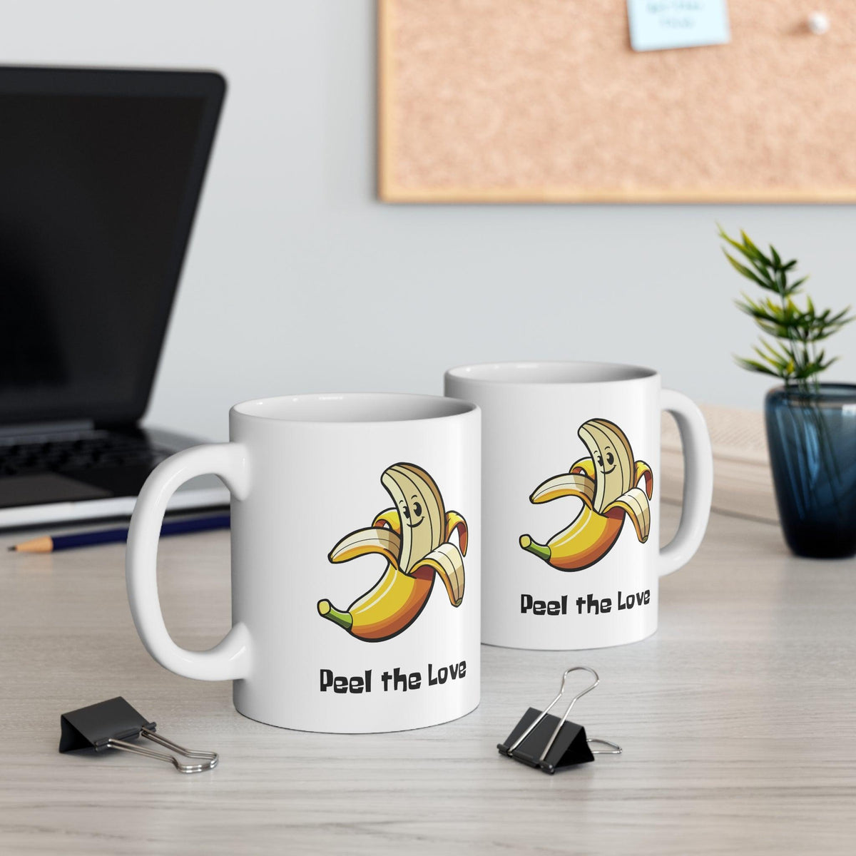 Peel the Love Banana Mug