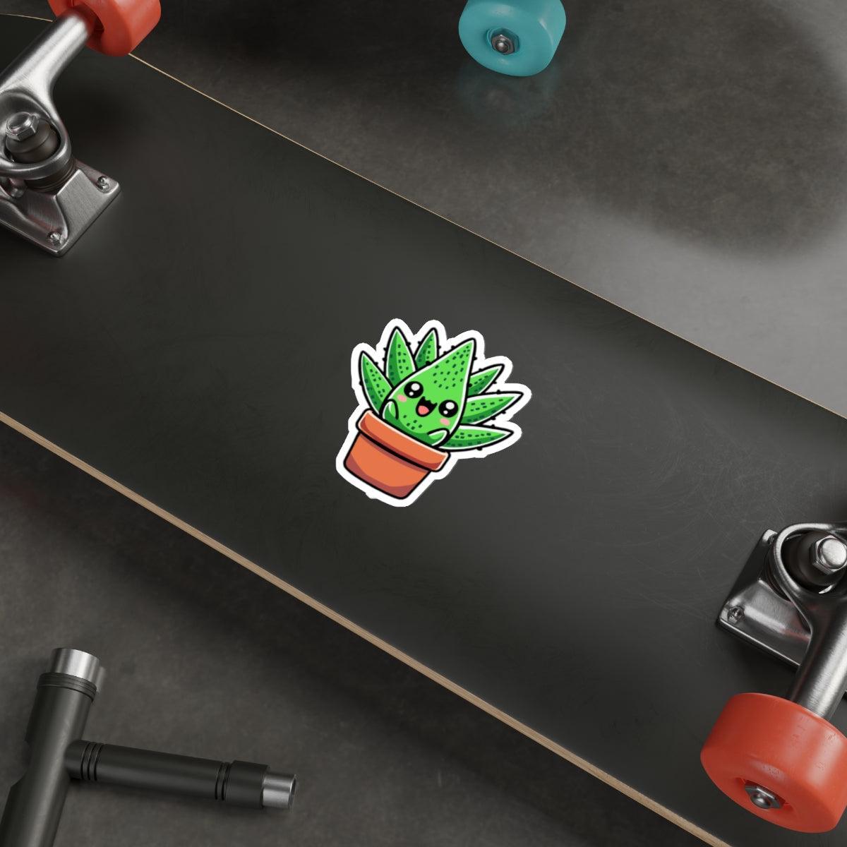 Cartoon Aloe Vera Sticker