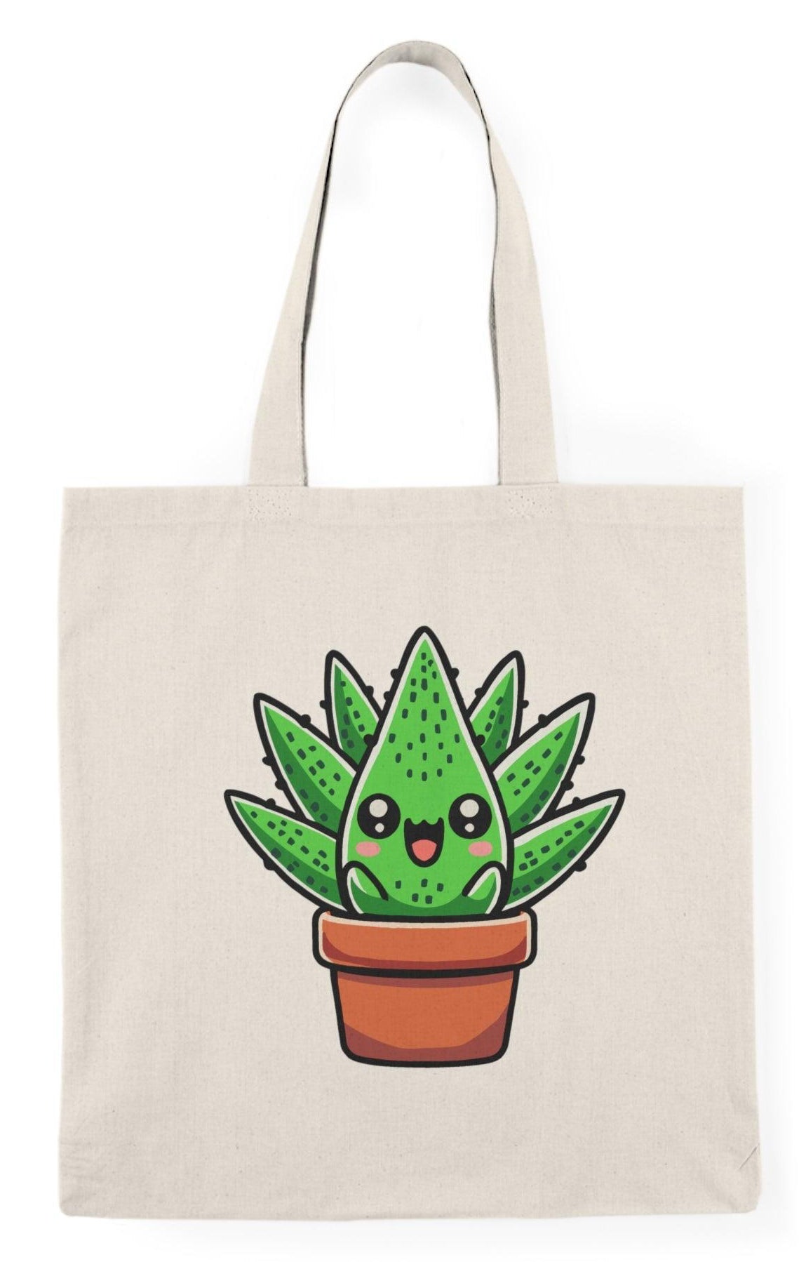 Cartoon Aloe Vera Tote Bag