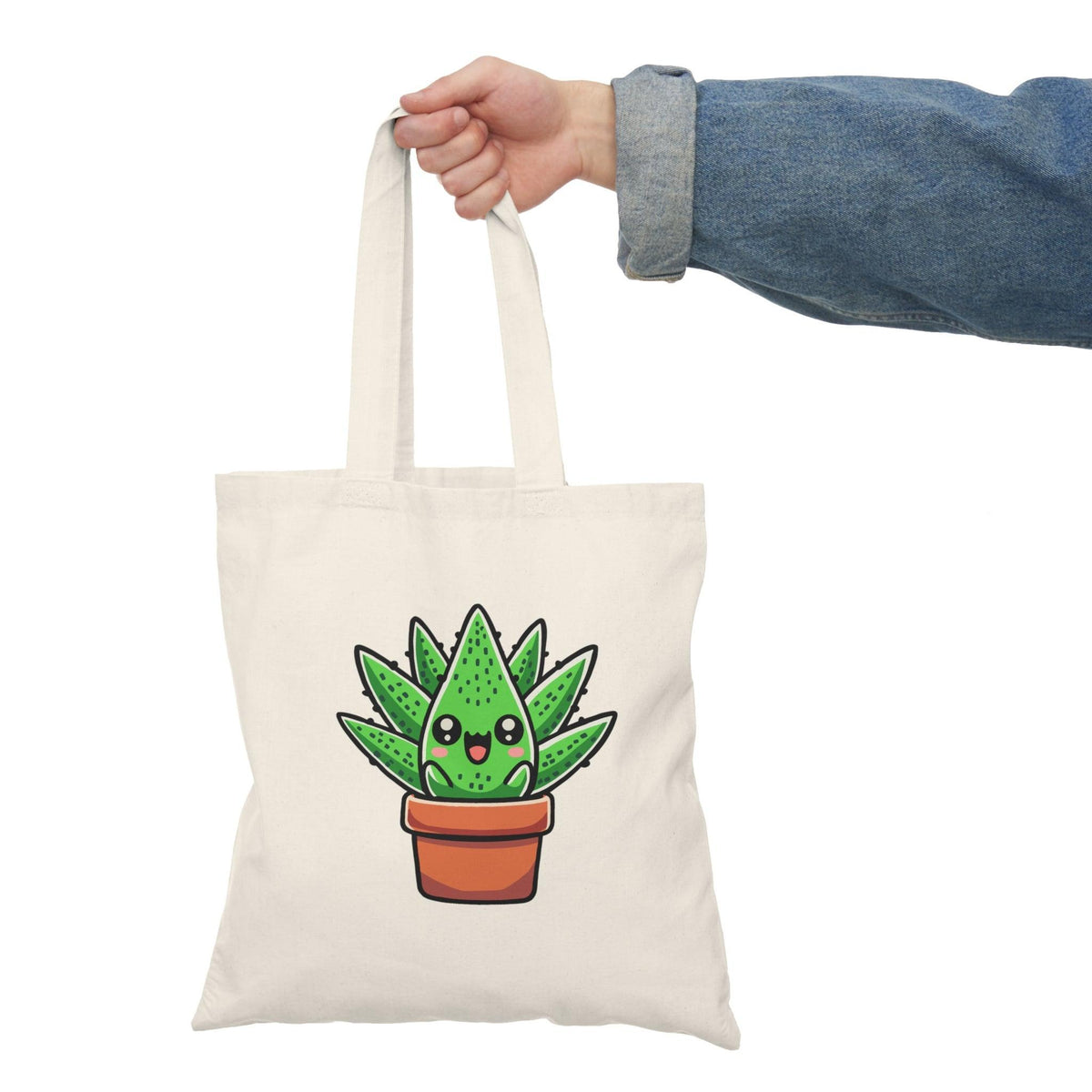 Cartoon Aloe Vera Tote Bag