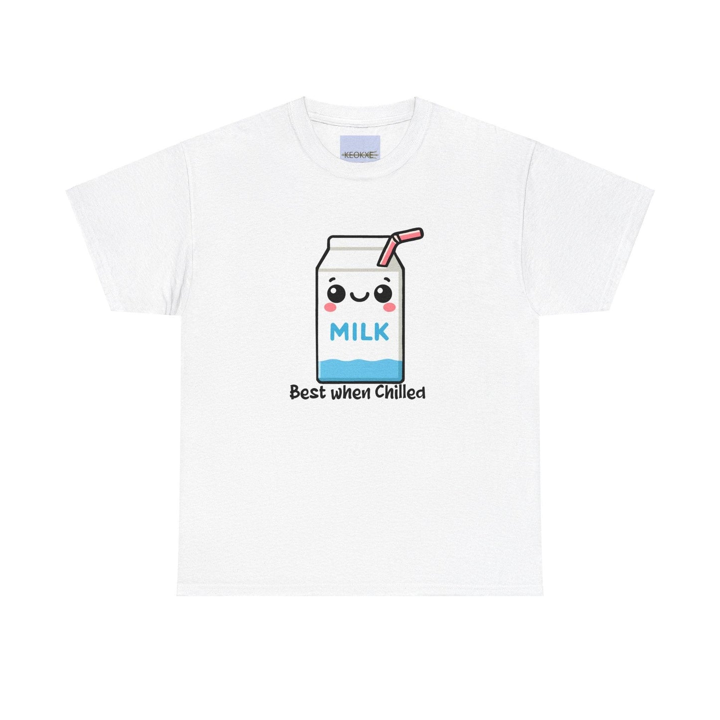 Best When Chilled T-Shirt – Funny Milk Cartoon Tee