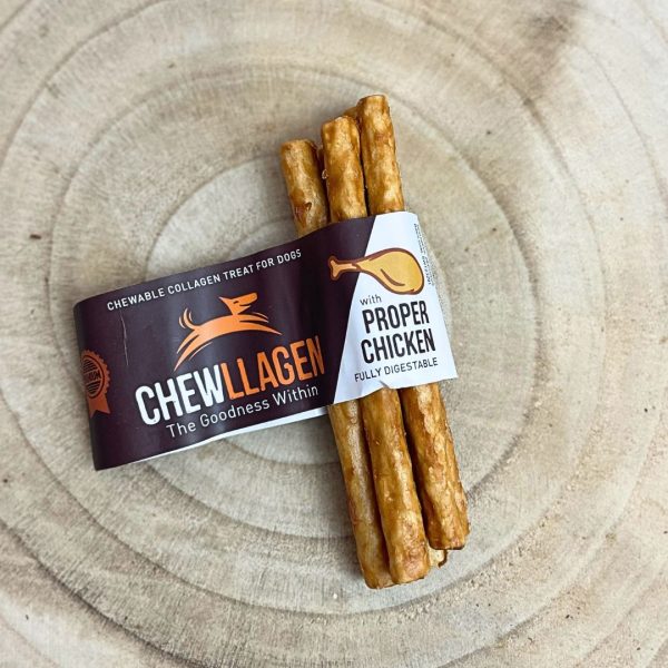 Chewllagen Mini Roll with Proper Chicken 5 x 5 pack - Case of 40