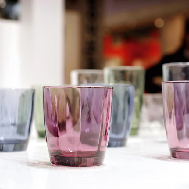 Bormioli Rocco Pulsar Double Old Fashioned Glasses Blue - 390ml - Set of 6