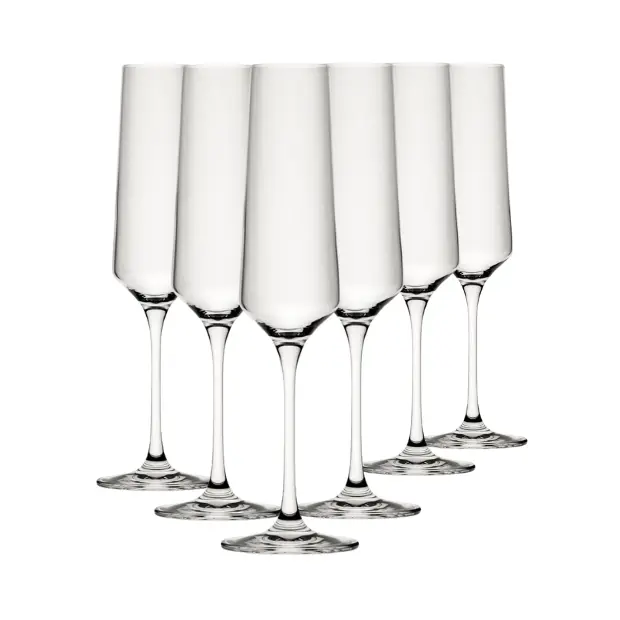 Murray Champagne Glasses - 220ml - Set of 6