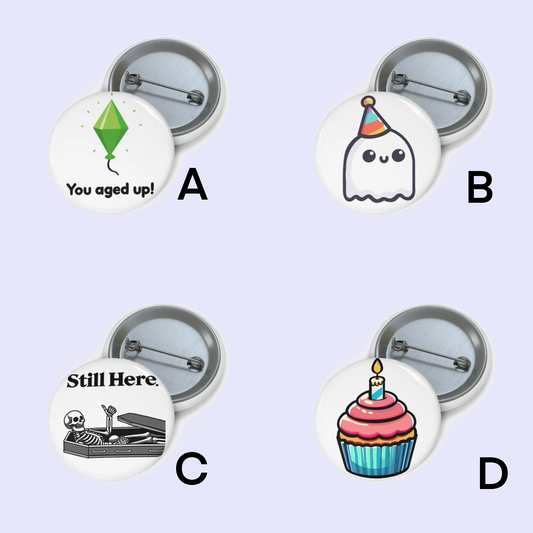 Birthday Fun Pin Badge Bundle