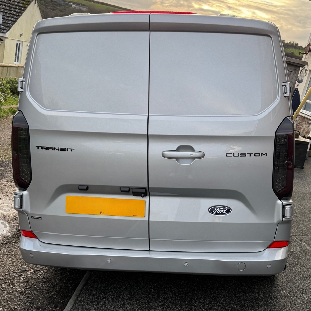 For New Ford Transit Custom 2024-2026 Full LED Rear Lights | Smoked Tail Light Upgrade | Van-X