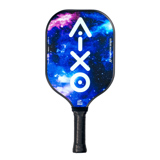 Aixo P11A Scorpion Series Spaceballs 3K Raw Carbon Pickleball Paddle