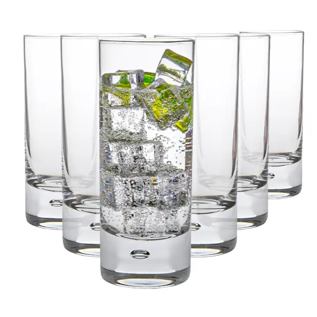 Bubble Based High Ball Glass - 365ml - Set of 6