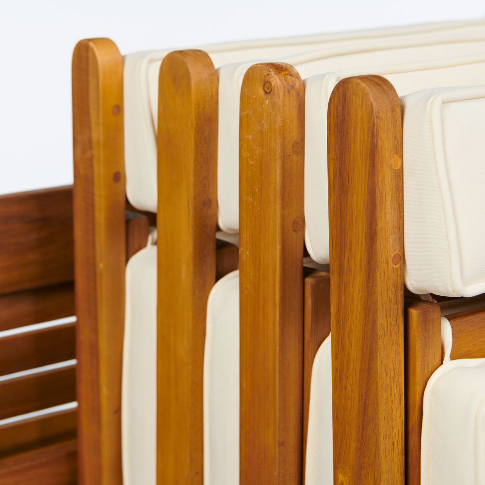 Seaford Portable Stowaway Outdoor Dining Set – FSC Acacia Wood