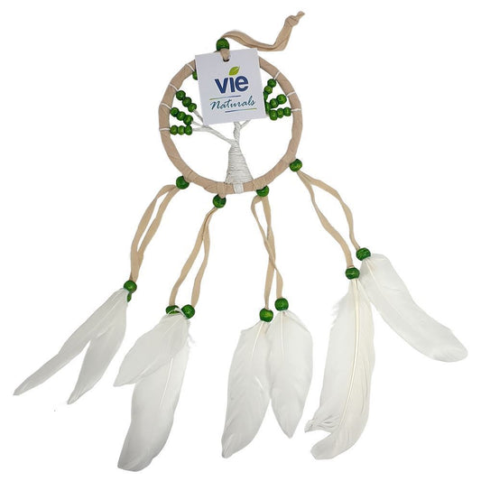 Vie Naturals Tree of Life Dream Catcher, 9cm, Cream
