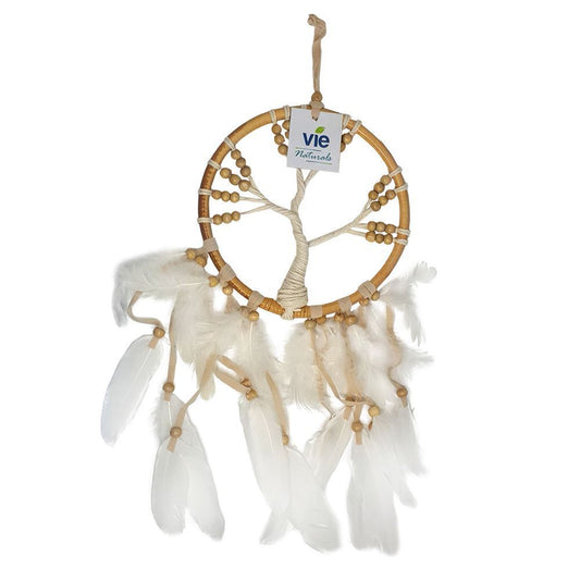 Vie Naturals Tree of Life Dream Catcher, 16cm, Natural