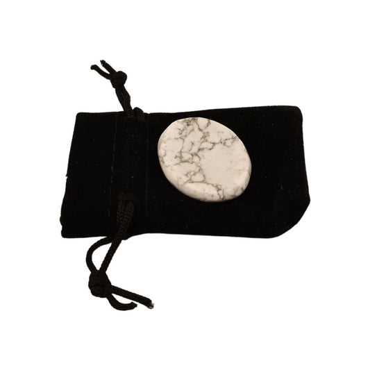 Worry Thumb Stone, Howlite