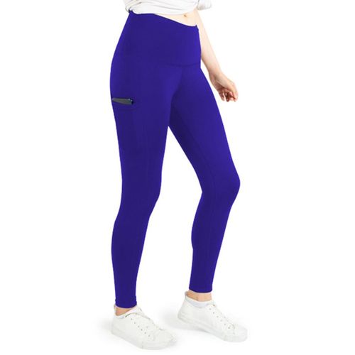Flo Women's Tummy Control Sports Yoga Pants with Hidden Waistband Inner Pockets