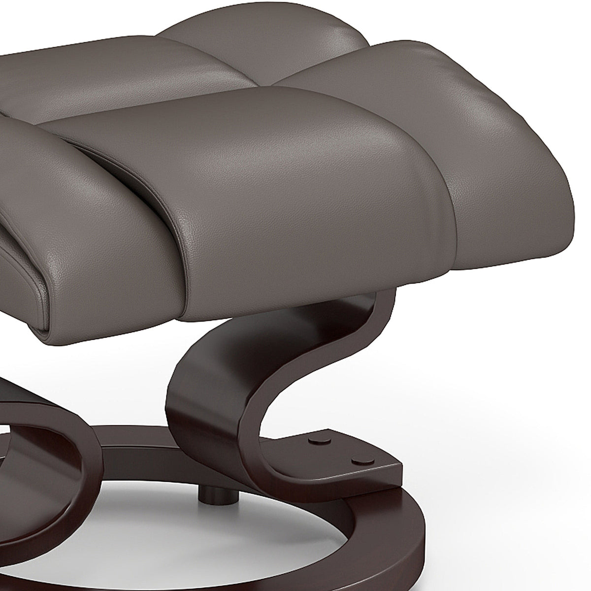 HOMCOM Massage Recliner Chair with Footstool and Adjustable Backrest