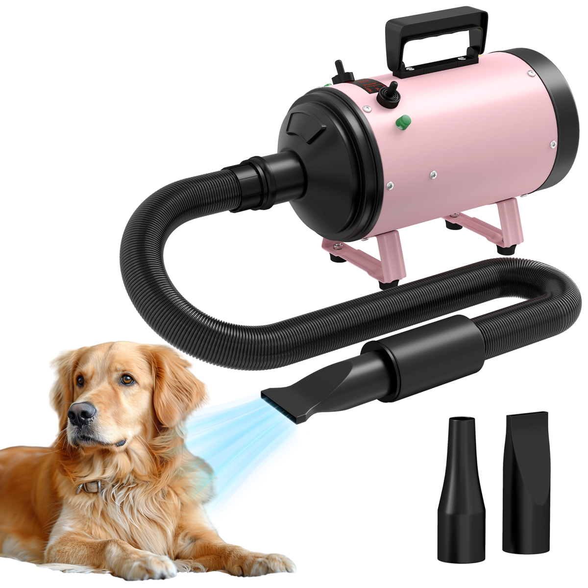 PawHut 2200W Dog Hair Dryer with Adjustable Temperature & Velocity
