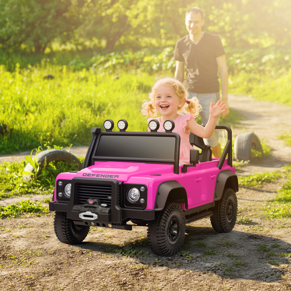 AIYAPLAY Kids Ride On Car, 12V Battery-Powered Electric Car with Remote Black