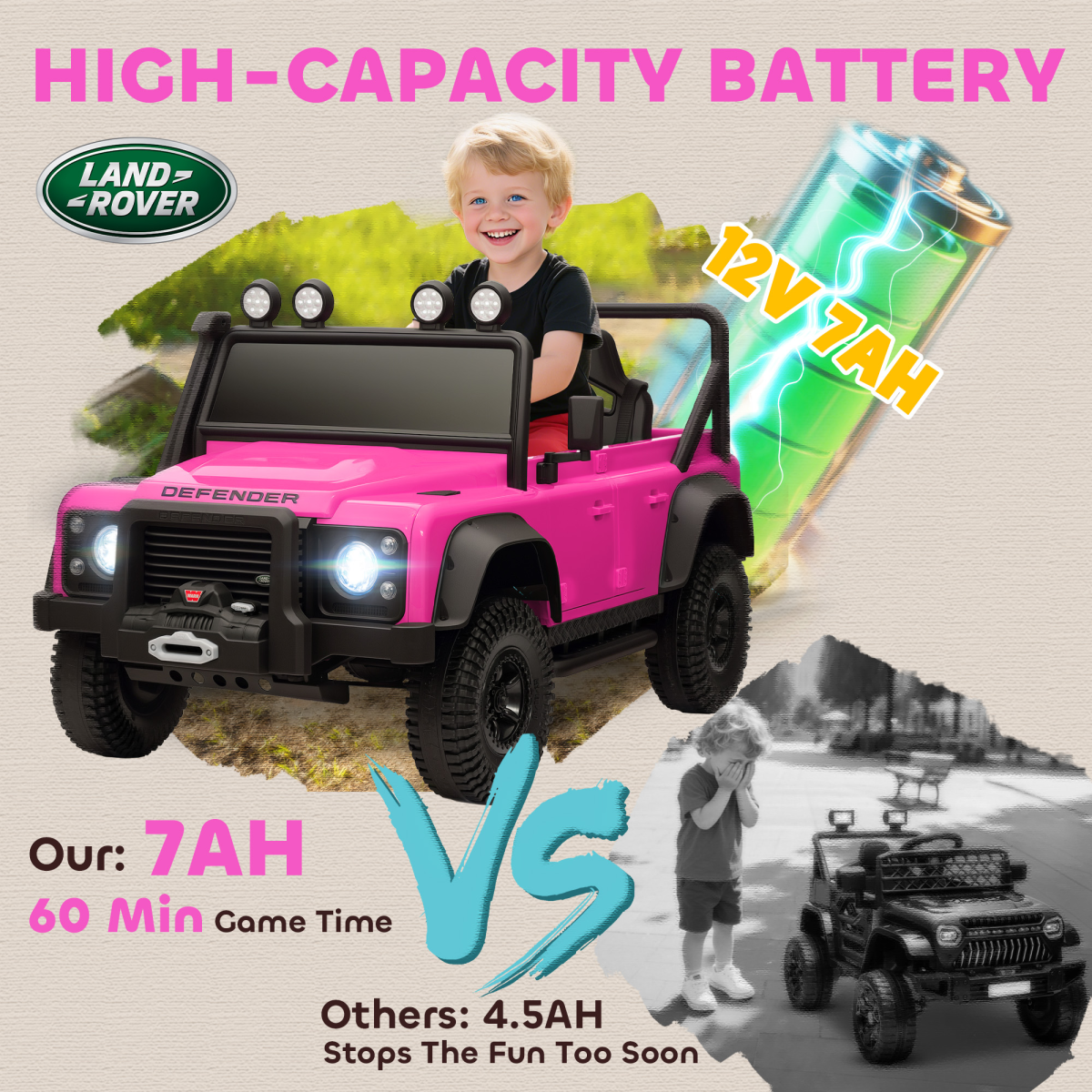 AIYAPLAY Kids Ride On Car, 12V Battery-Powered Electric Car with Remote Black